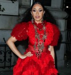 Cardi B wears Dolce and Gabbana at the Harper's Bazaar Celebration of 'ICONS By Carine Roitfeld'