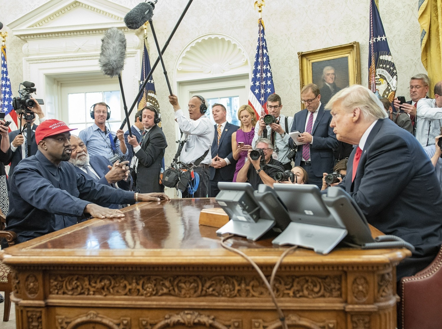 President Donald J. Trump meets Kanye West!