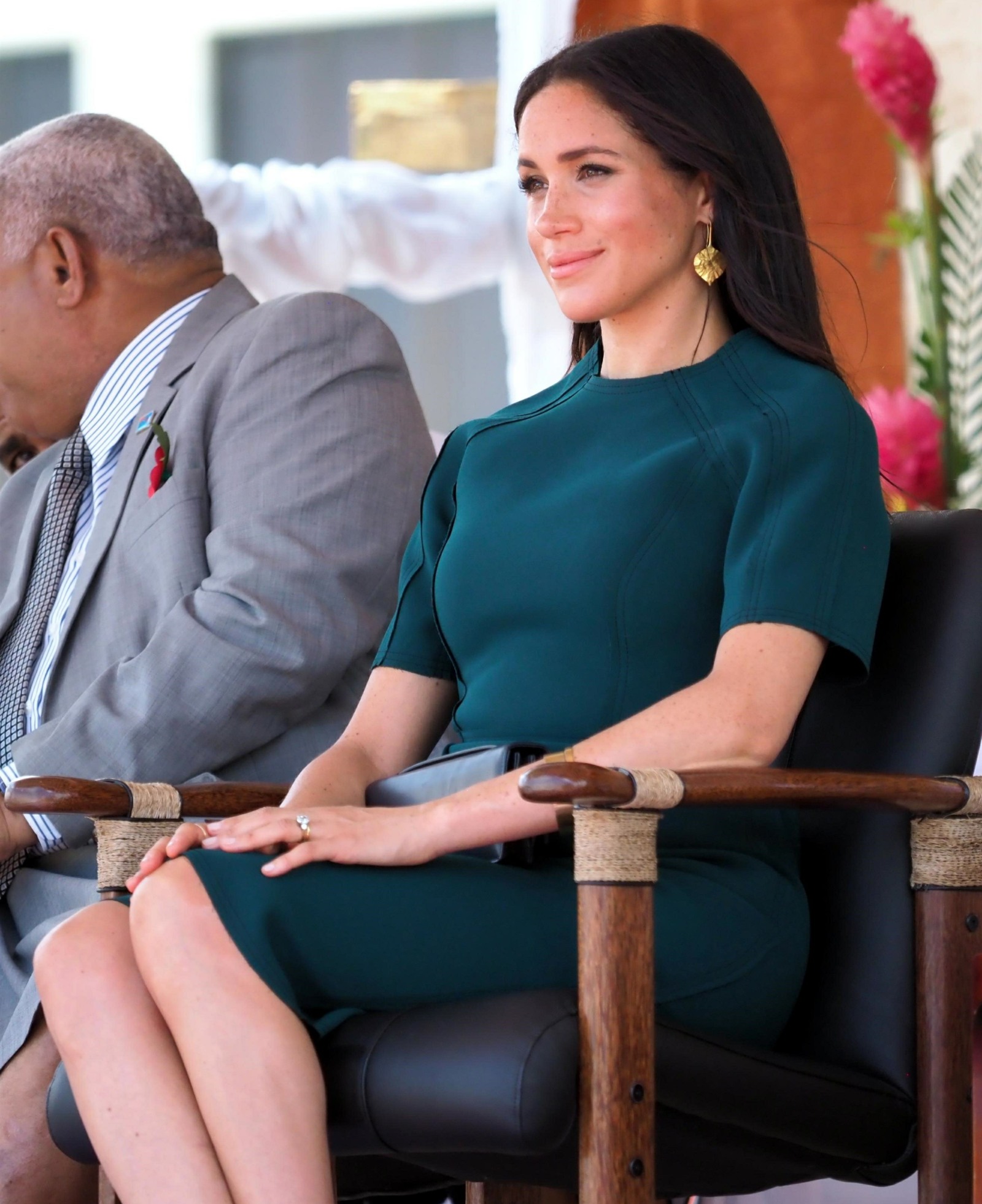 The Duke of Sussex and Duchess of Sussex attend a traditional Fijian ceremony