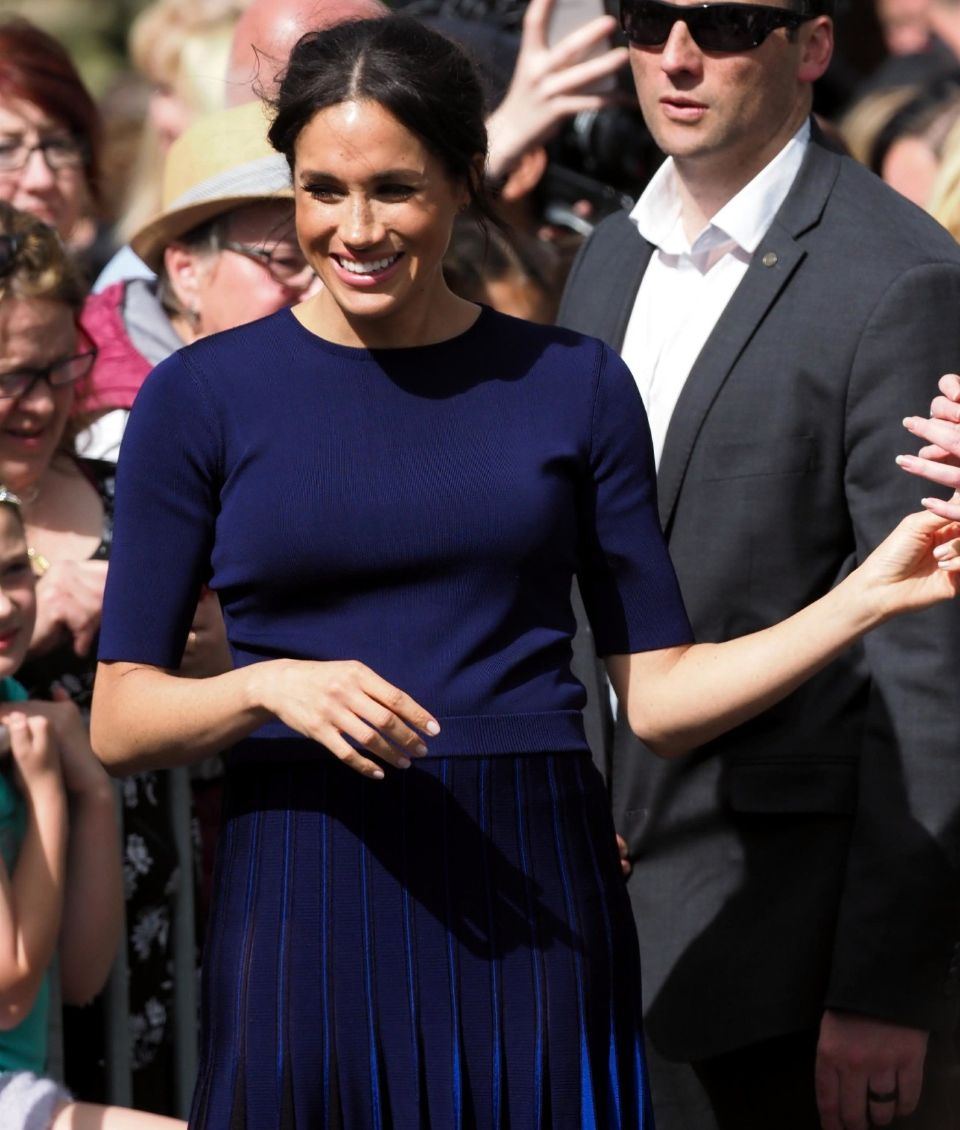The Duke of Sussex and Duchess of Sussex greet crowds of well wishers in Rotorua, New Zealand.
