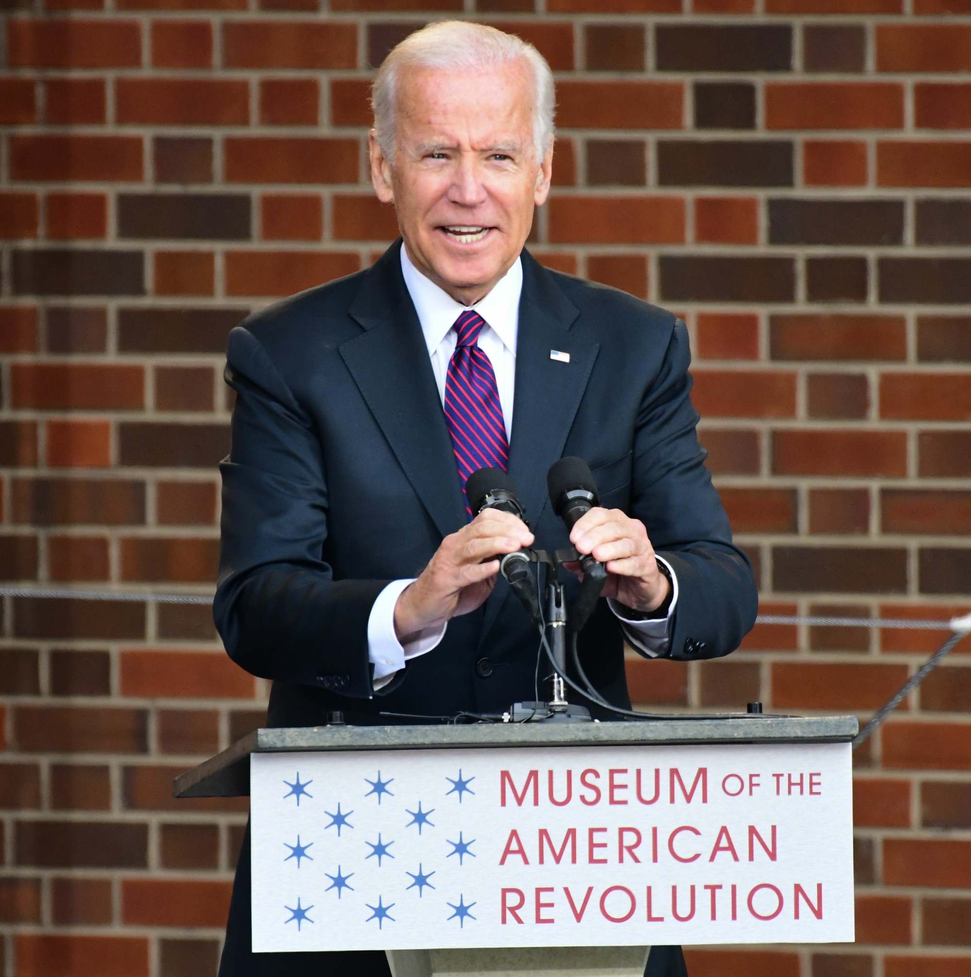 Joe Biden At The Grand Opening Of The Museum Of The American Revolution