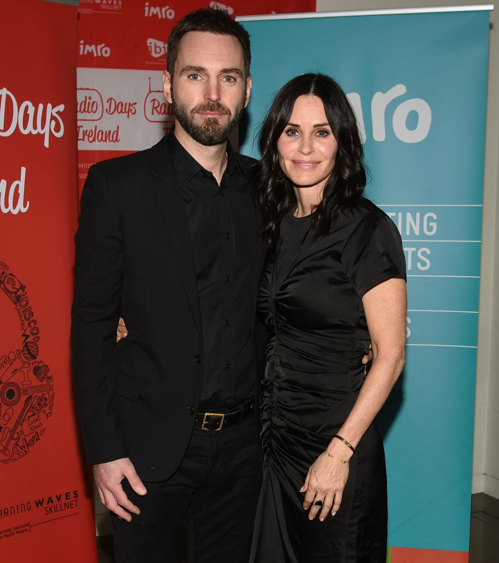 Courteney Cox and fiance Johnny McDaid at IMRO