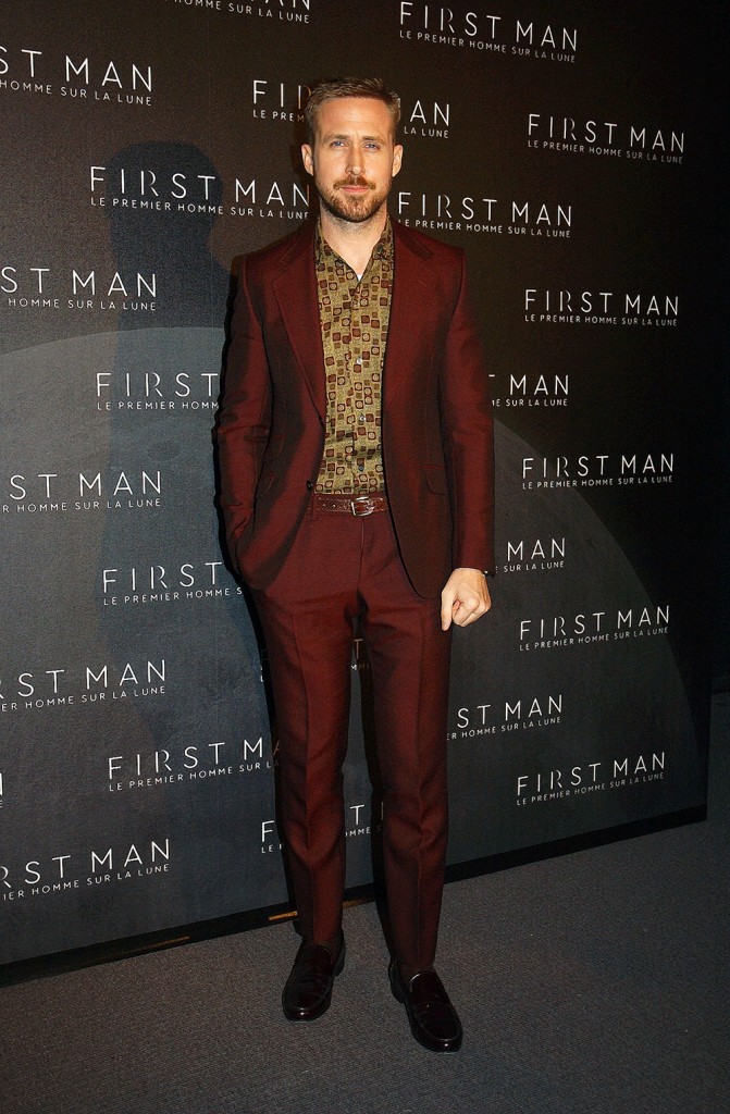 First Man film premiere in Paris