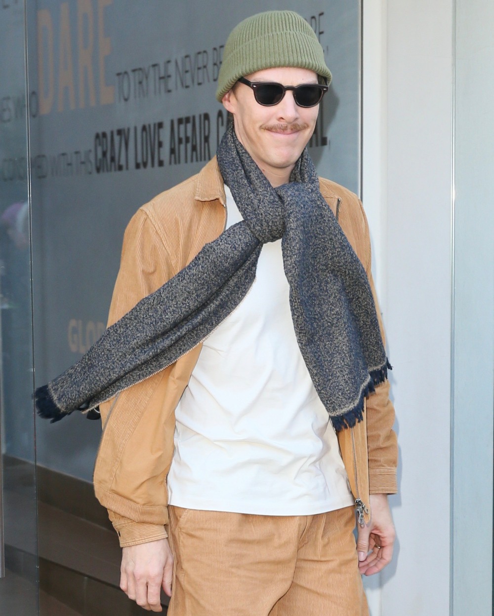 Benedict Cumberbatch seen at Global studios