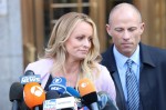 Stormy Daniels attends the Michael Cohen court hearing in NYC