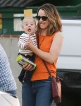 Rachel McAdams out with her new baby!