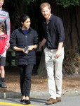 The Duke of Sussex and Duchess of Sussex visit the Redwoods Treewalk in Rotorua