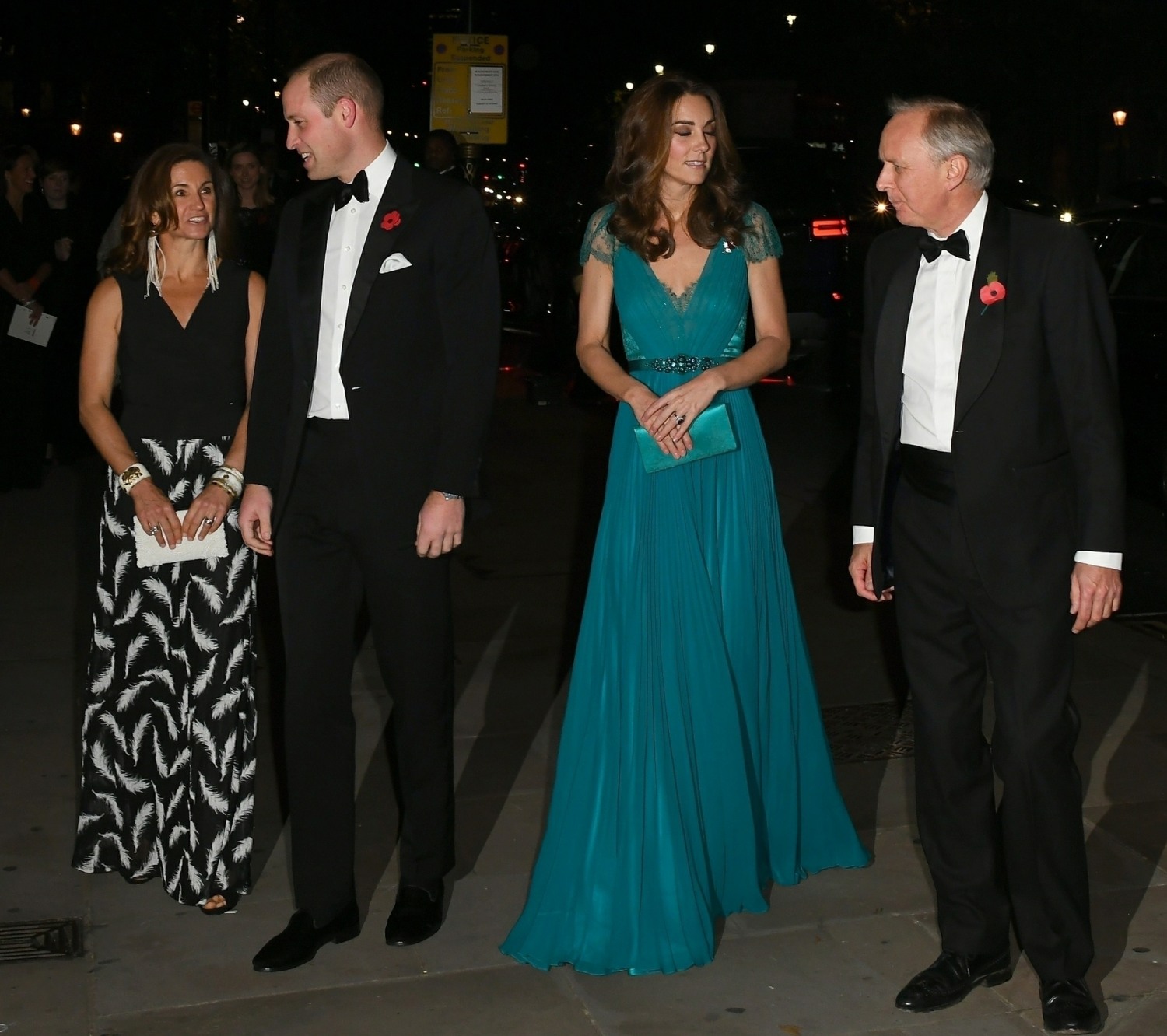 The Duke and Duchess of Cambridge are seen at the Tusk Conservation Awards