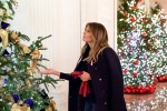 Melania Trump gets in the holiday spirit at the White House