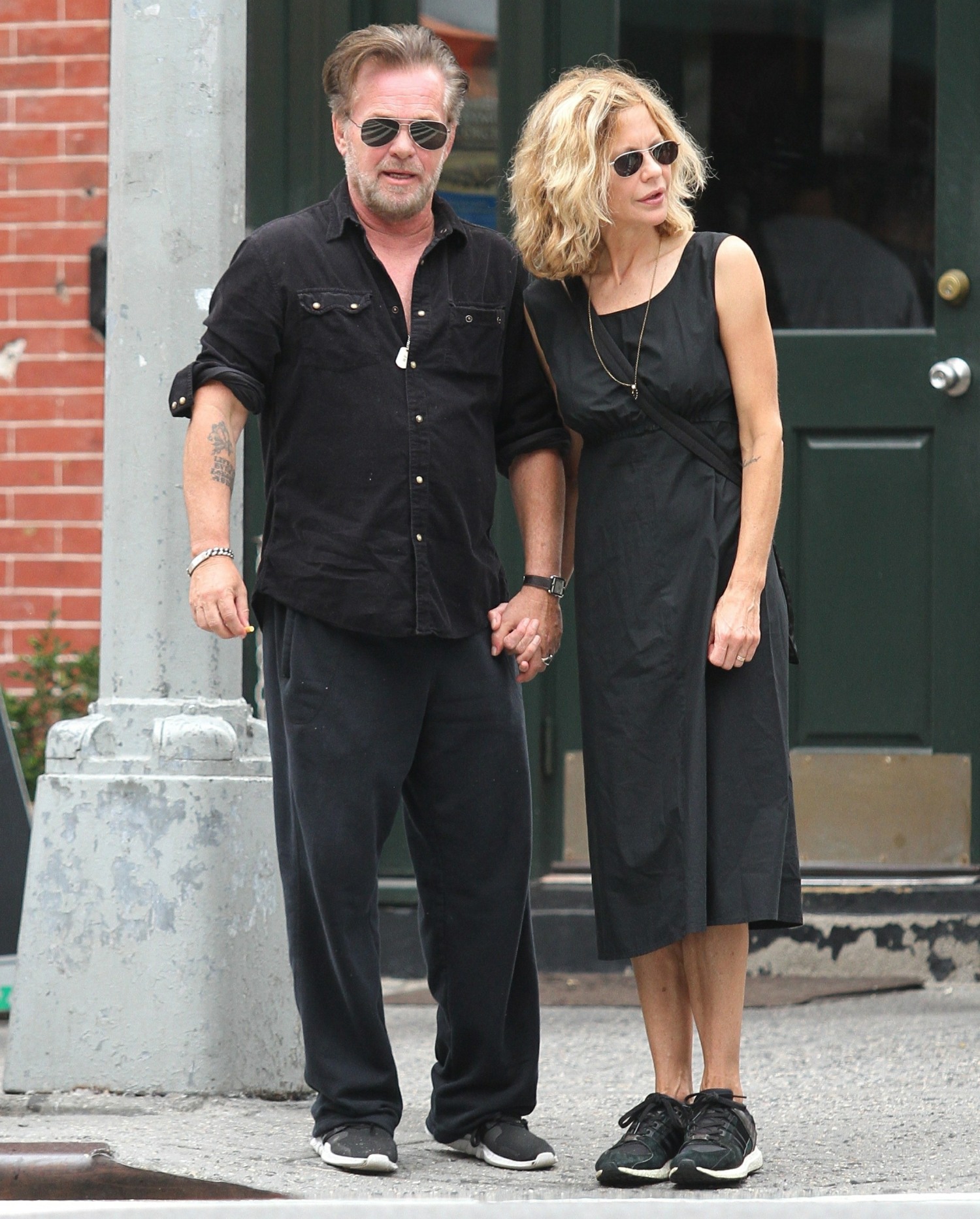 Meg Ryan and John Mellencamp take a romantic stroll in NYC