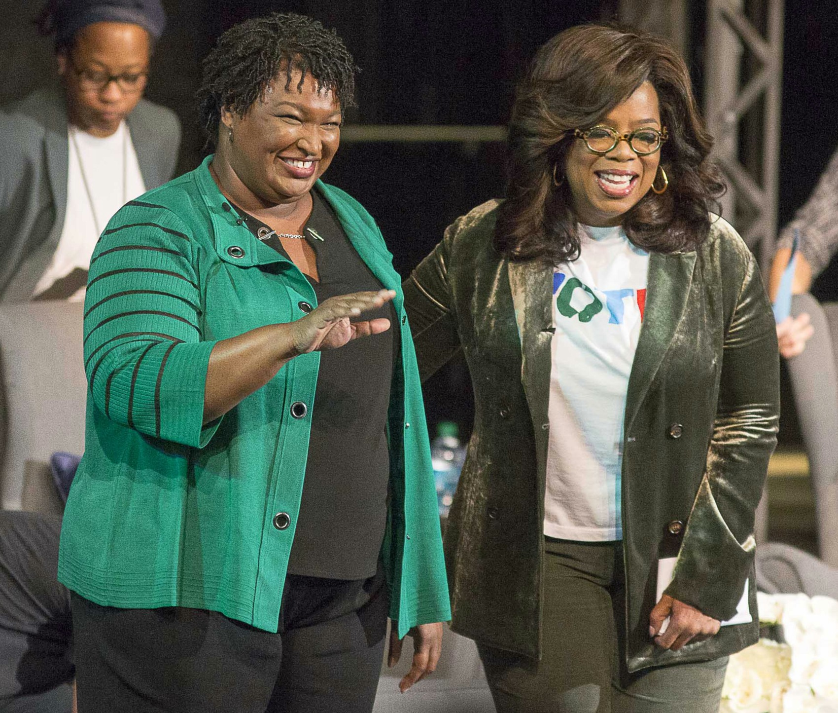 Oprah Winfrey campaigns for Stacey Abrams in Georgia
