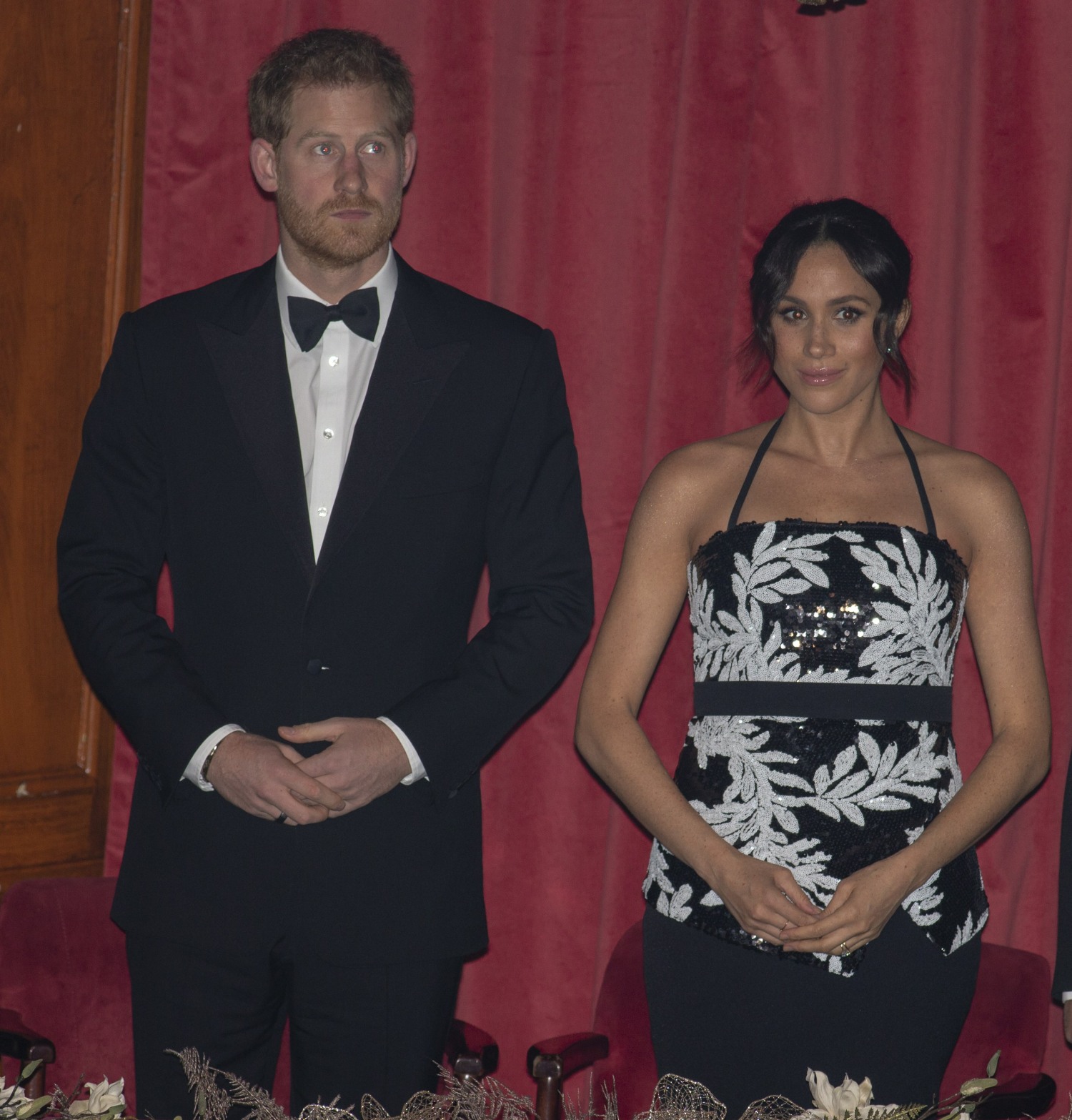 Prince Harry, Duke of Sussex, and Meghan, Duchess of Sussex, attend the Royal Variety Performance at the Royal Albert Hall