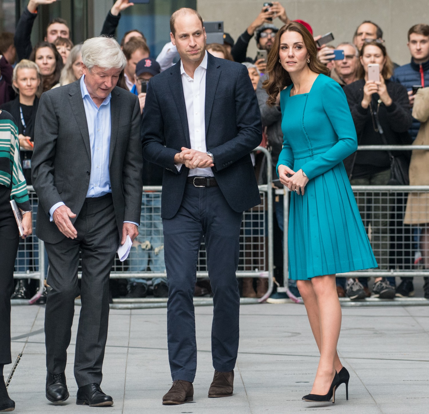 Prince William, Duke of Cambridge and Catherine, Duchess of Cambridge visit the BBC