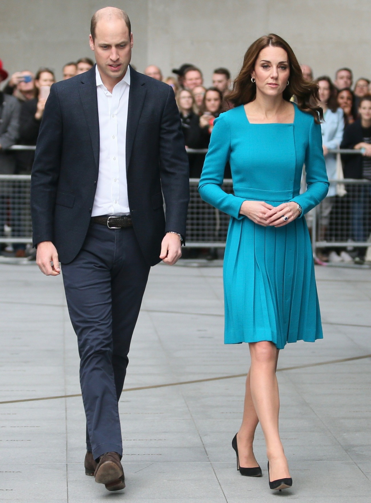 The Duke and Duchess of Cambridge visit the BBC