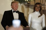 President Donald Trump and First Lady Melania Trump host the Congressional Ball