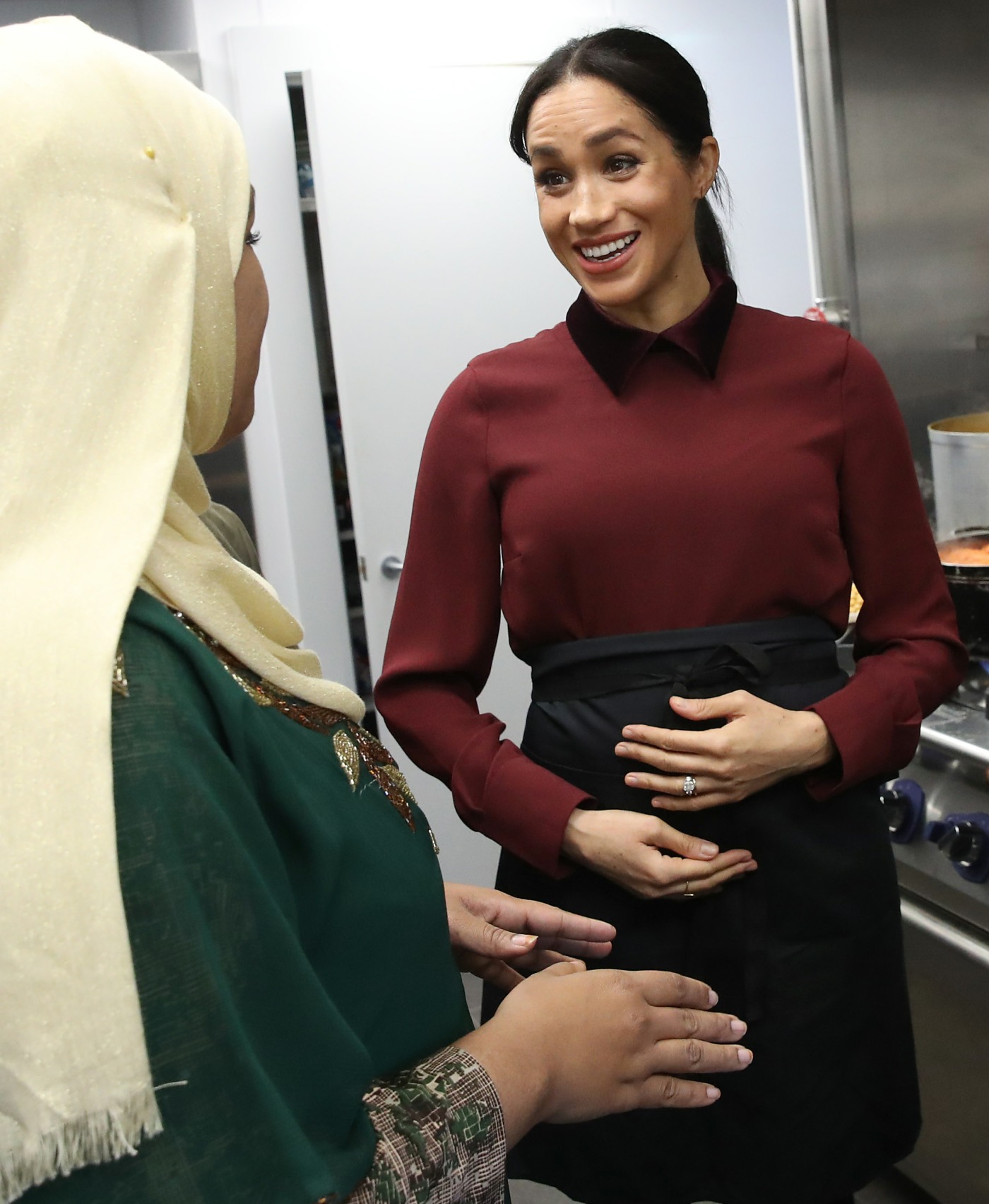 The Duchess Of Sussex Visits The Hubb Community Kitchen