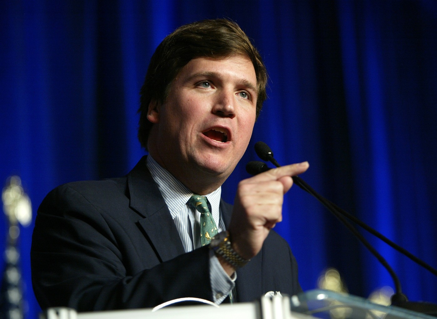 Tucker Carlson Dutch protest