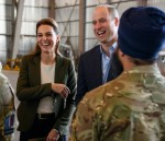 The Duke and Duchess of Cambridge visit service personnel