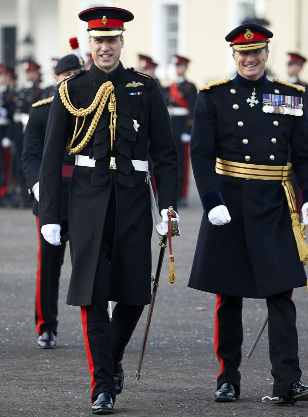 The Duke of Cambridge attends the Sovereign's Parade