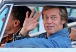 Brad Pitt and Leonardo DiCaprio back in their car on the set of 'Once Upon a Time in Hollywood'