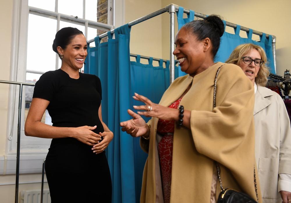 Meghan, the Duchess of Sussex, visits Smart Works charity in West London