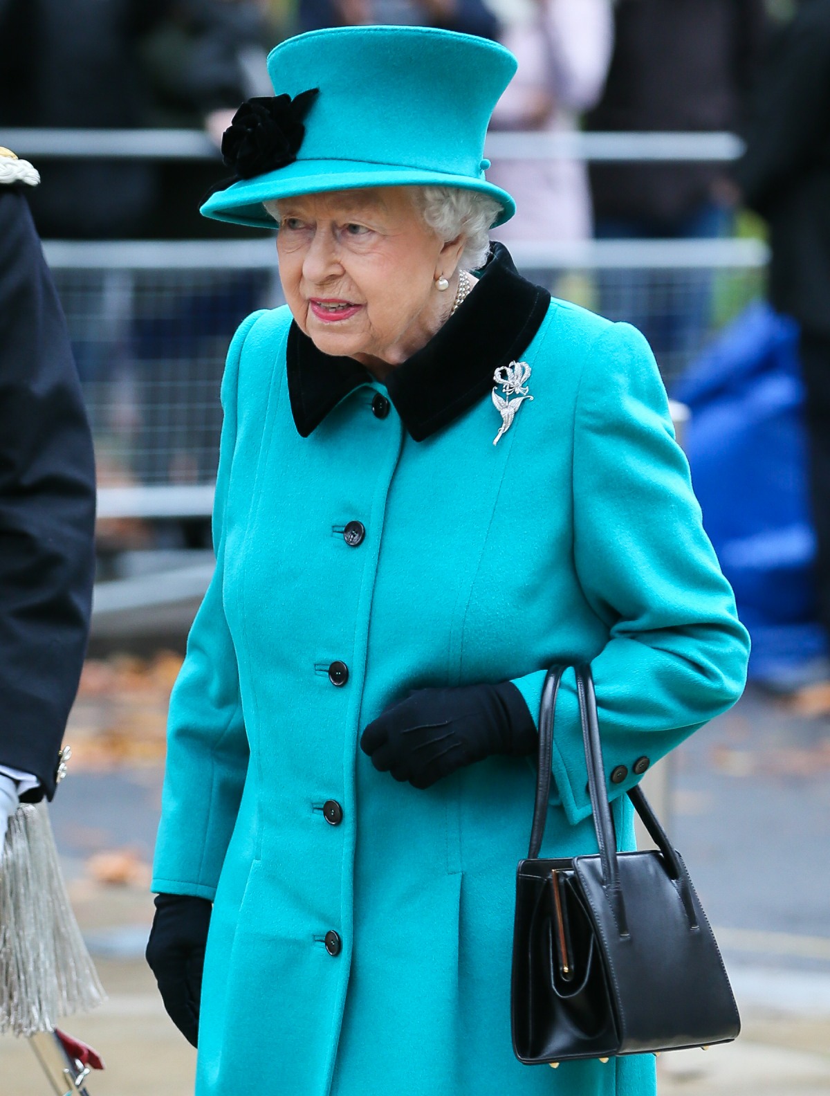 Her Royal Highness Queen Elizabeth II arriving at the Coram to officially open The Queen Elizabeth II Centre