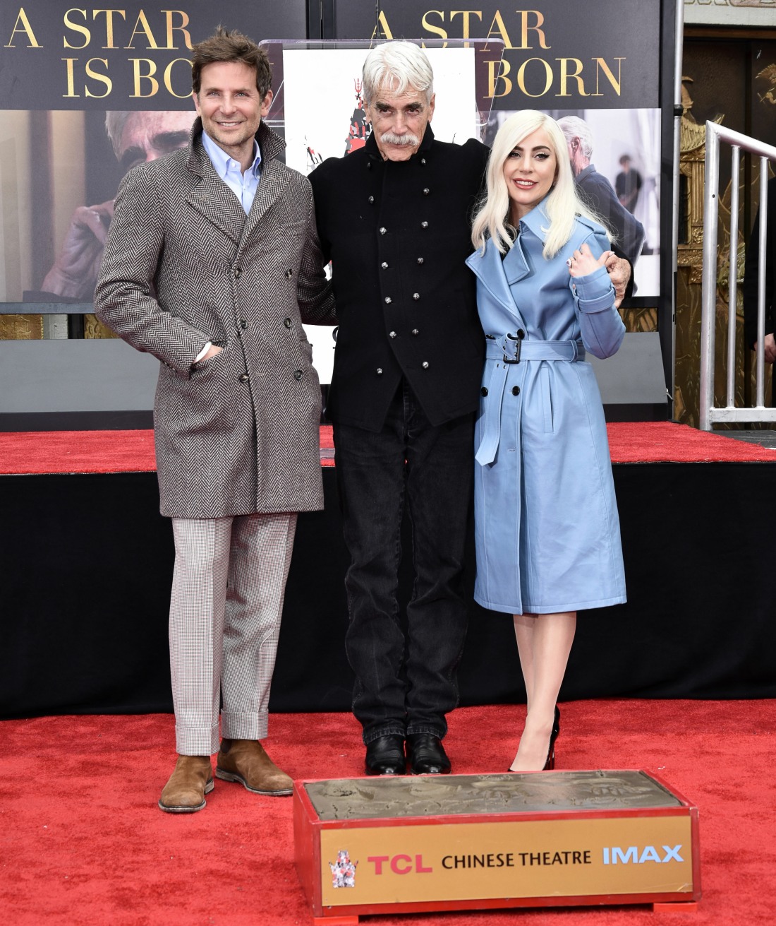 Sam Elliott's hand and footprint ceremony