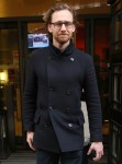 Tom Hiddleston seen leaving radio 2