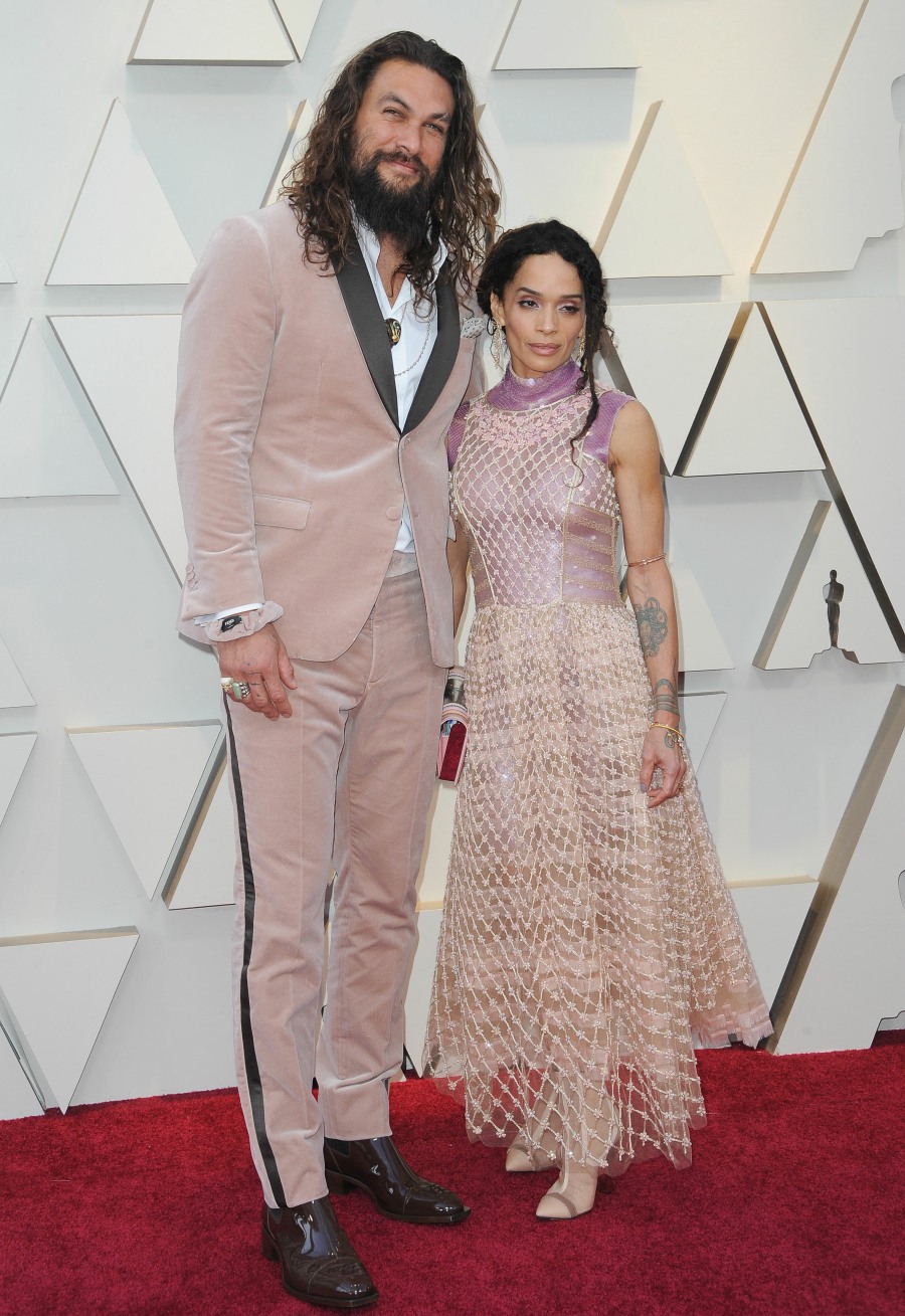 Jason Momoa, Lisa Bonet attends The 91st Annual Academy Awards Arrivals in Los Angeles