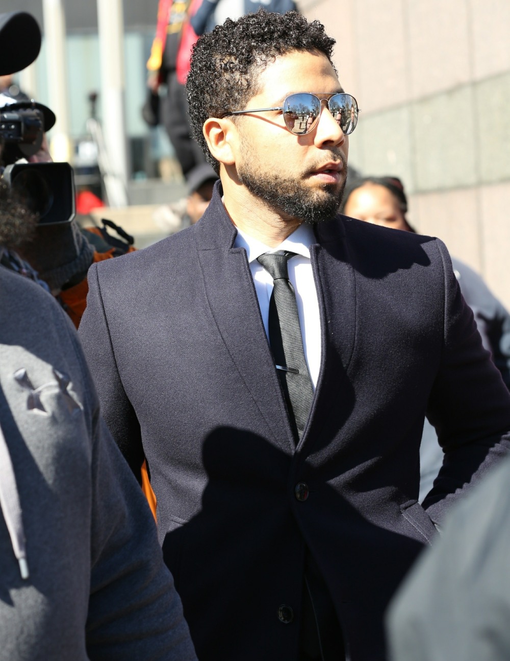 Jussie Smollett leaves court after all charges are dropped against him