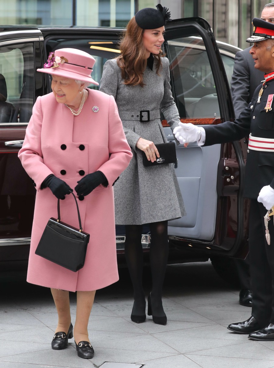The Queen accompanied by Catherine, Duchess of Cambridge visit King’s College London