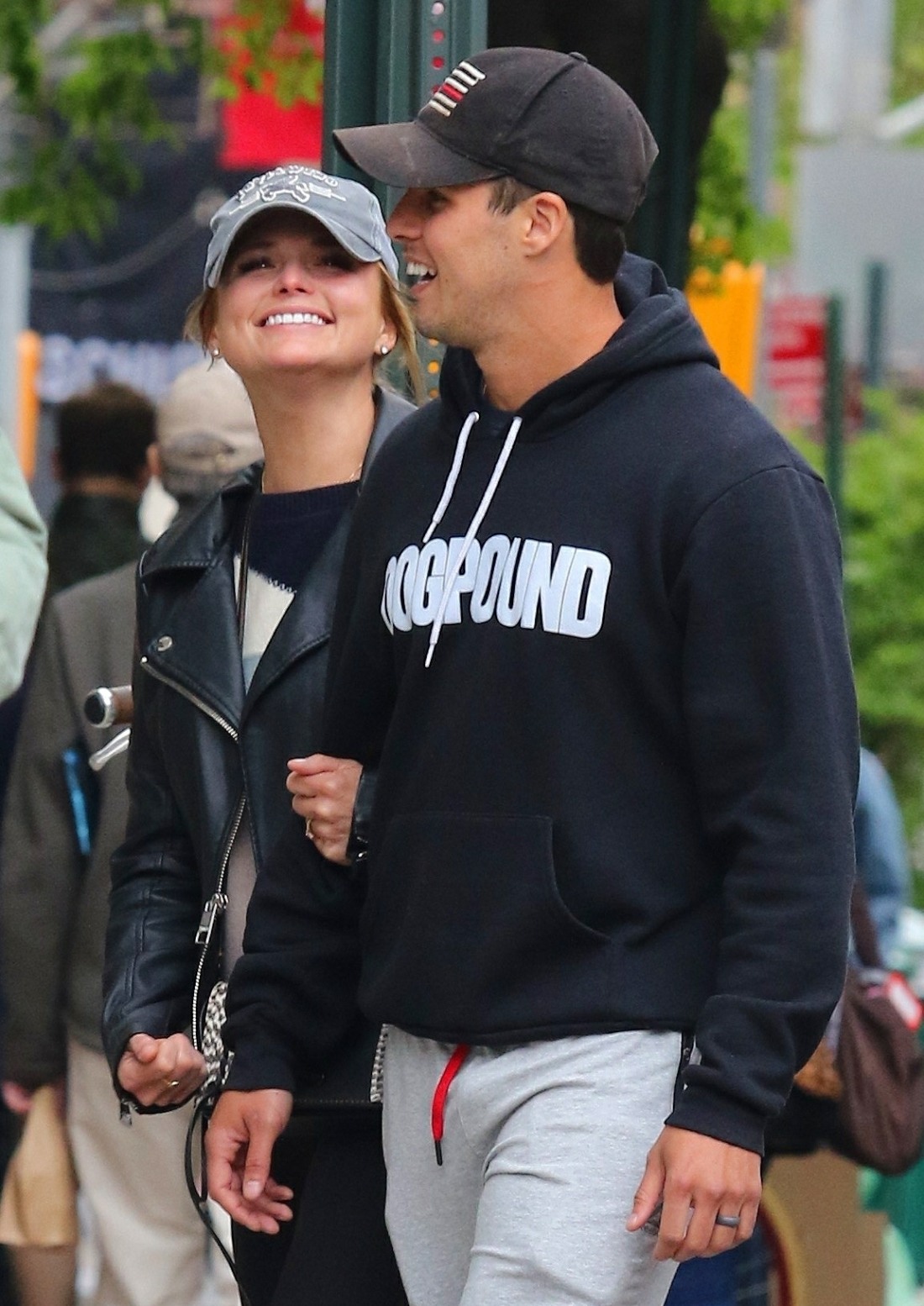 Miranda Lambert and Brendan McLoughlin are all smiles while shopping in New York City