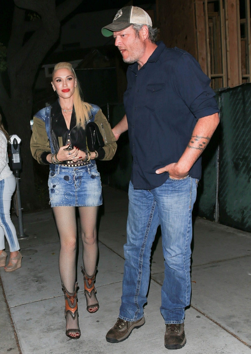 Gwen Stefani and Blake Shelton out for dinner at Craig's