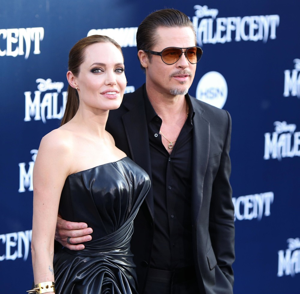 **FILE PHOTOS** Angelina Jolie and Brad Pitt going to trial in custody case