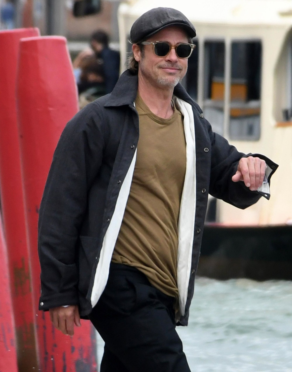 Brad Pitt visits the Biennale while out in Venice