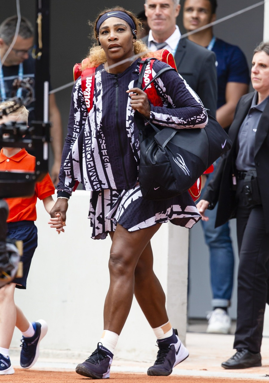 Guests are seen at the French Open 2019