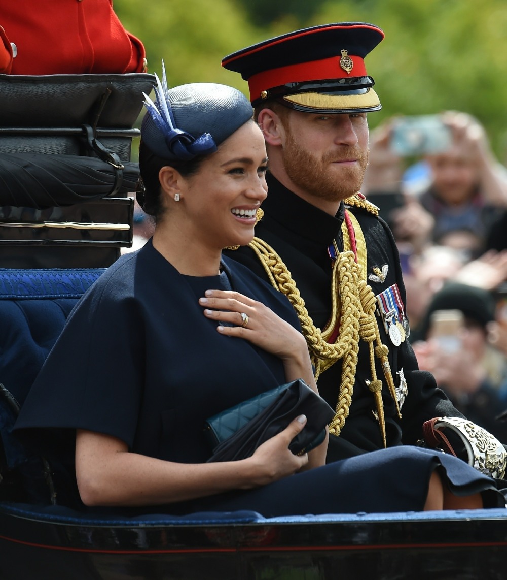 Meghan, Duchess of Sussex and Prince Harry attend the Trooping The Colour in London!