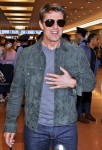 The cast of Mission Impossible: Fallout arrive at Tokyo International Airport