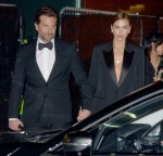 Celebrites seen leaving the BAFTAs