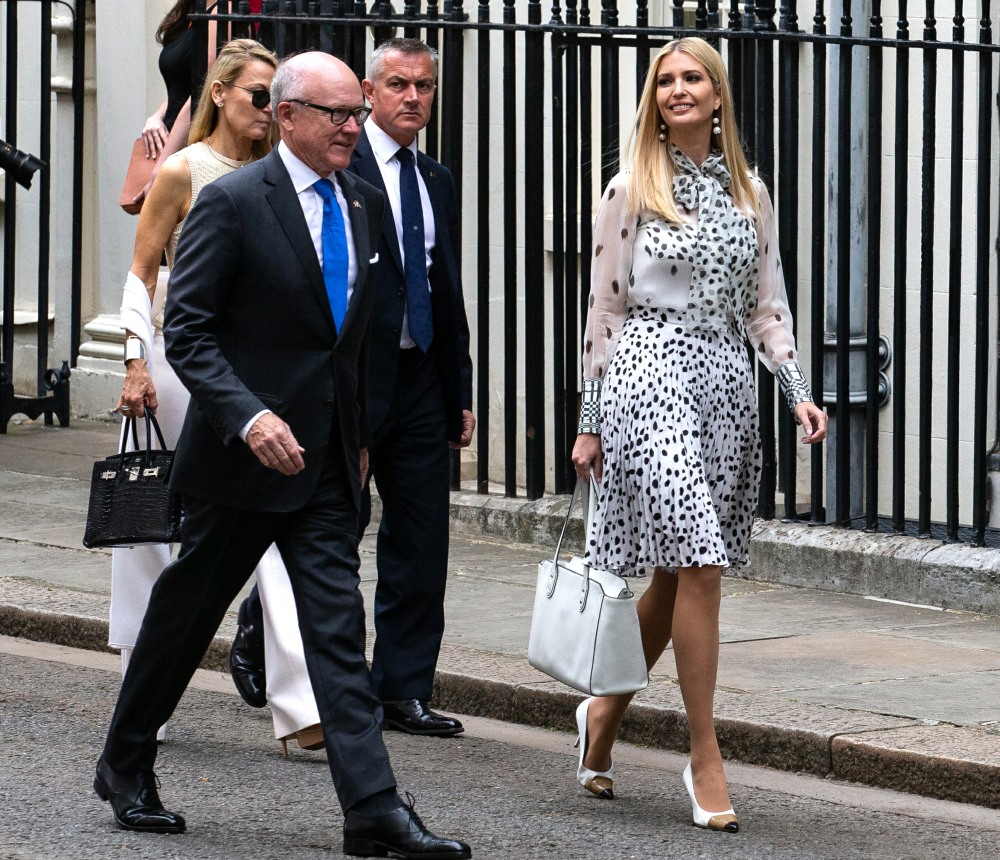 US President Donald Trump and First Lady Melania Trump Arrival at Downing Street