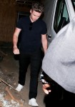 Richard Madden keeps a low profile as he is seen leaving with a mystery guy in West Hollywood!