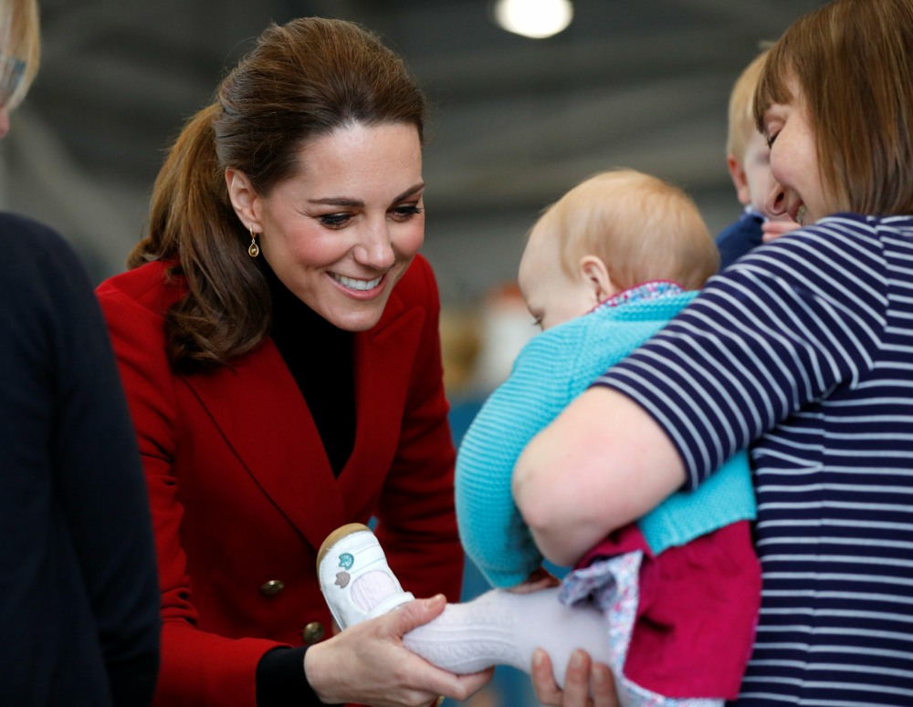 Britain's Prince William and Catherine, Duchess of Cambridge, visit North Wales