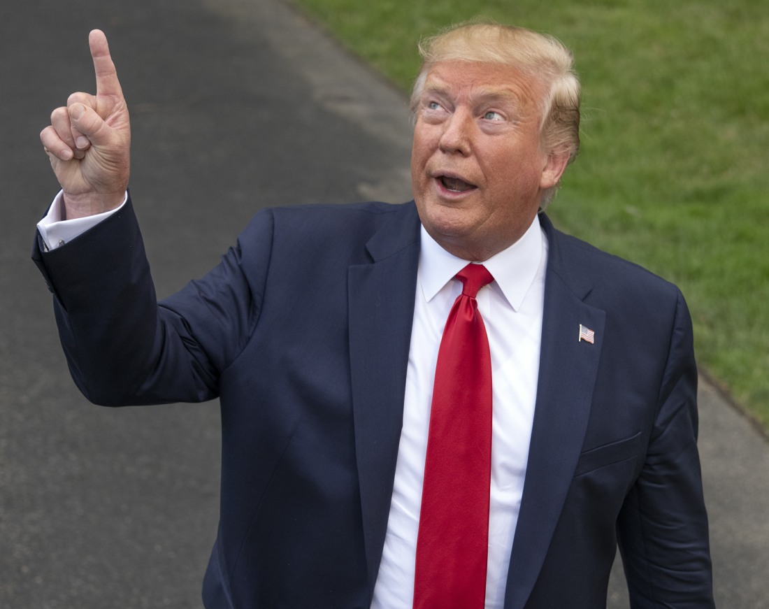 Trump Departs for Greenville, NC