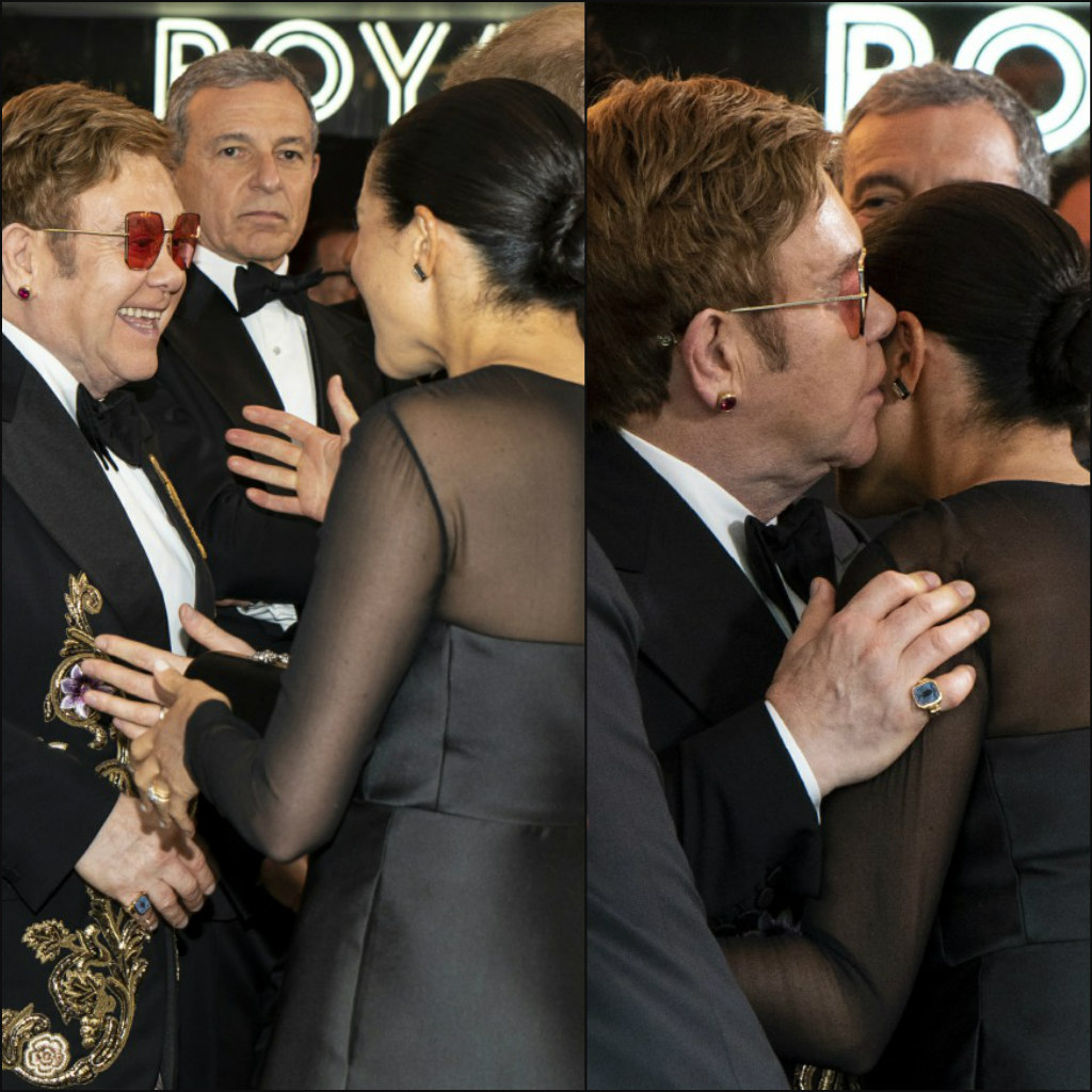 Elton John with the Sussexes