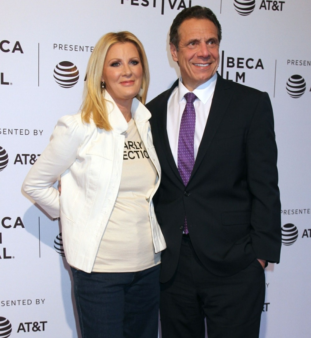 Andrew Cuomo gives support to Sandra Lee at the Tribeca Film Festival