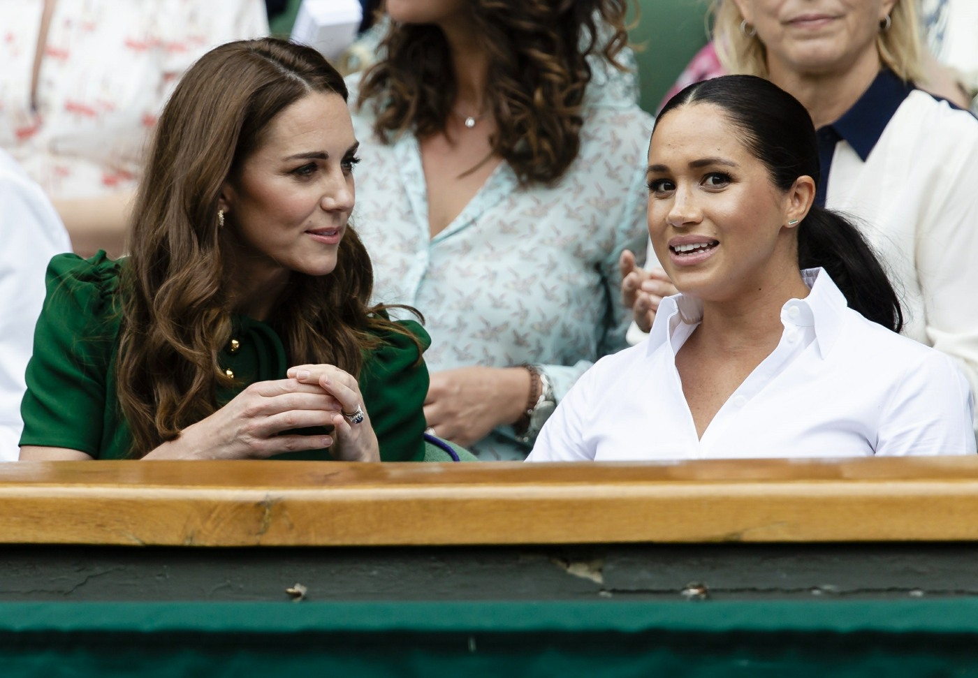 British Royals are seen at the Wimbledon Championships Day 12