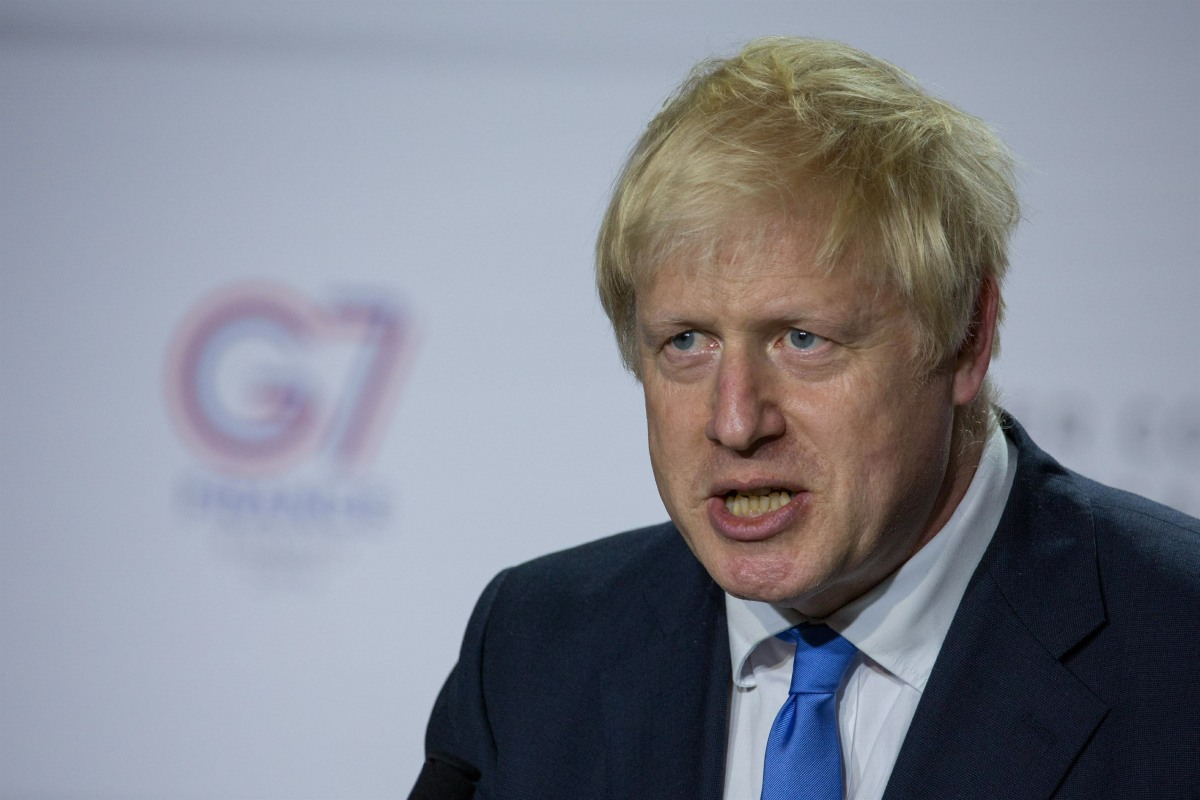 Primeminister Boris Johnson G7 Summit Press conference