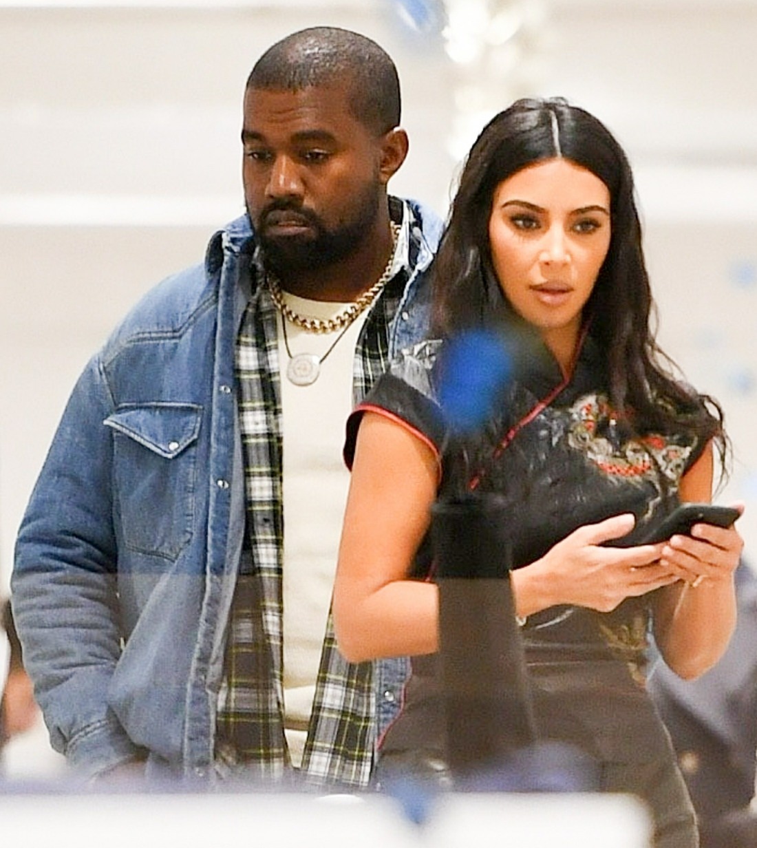 Kim Kardashian and Kanye West go shopping at the Dover Street Market