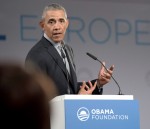Former US President Barack Obama in Berlin