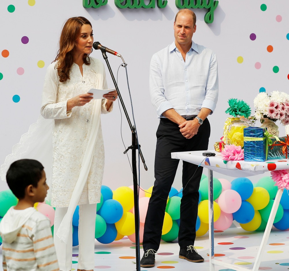 Britain's Prince William and Catherine, Duchess of Cambridge, visit Pakistan